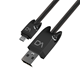 Kabl USB-microUSB Delicate-Amazing  DT0011M 1.0m 2A  crni