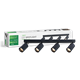 GREEN TECH LED SPOT SVETILJKA GU10 X4 CRNA